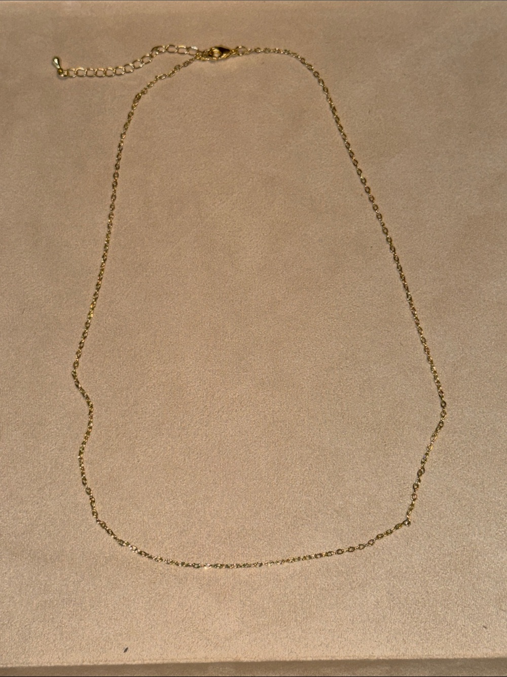 New 18K Gold Filled O Chain Necklace 18”